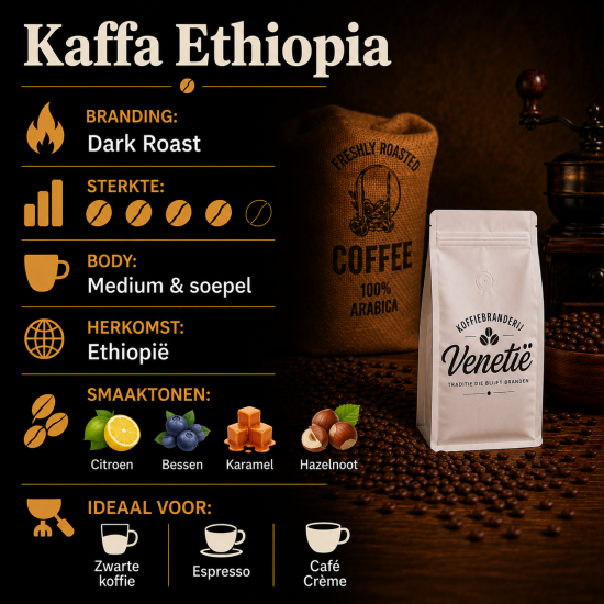 Koffiebranderij Venetië - Kaffa Ethiopia